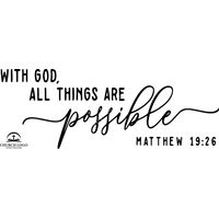 All things possible Black Thumbnail